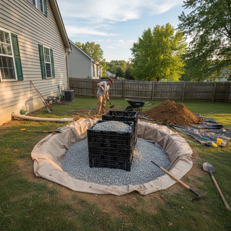 Landscape Drainage Installation