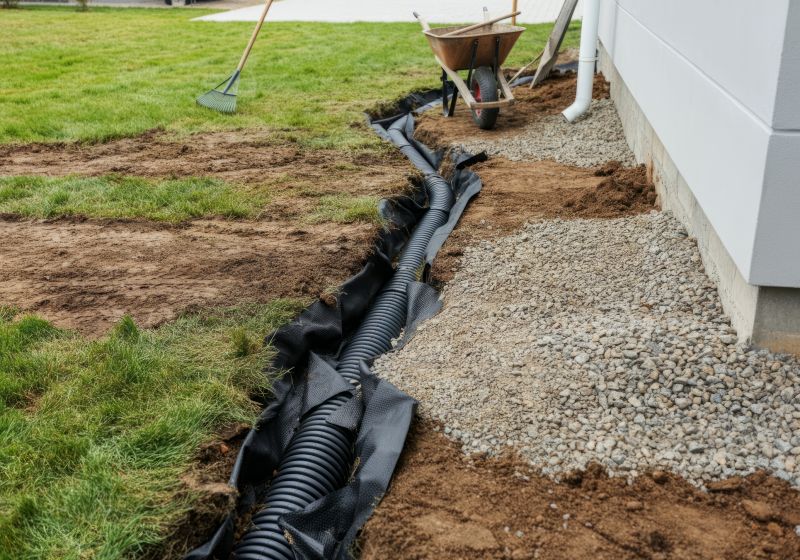 Landscape Drainage Installation